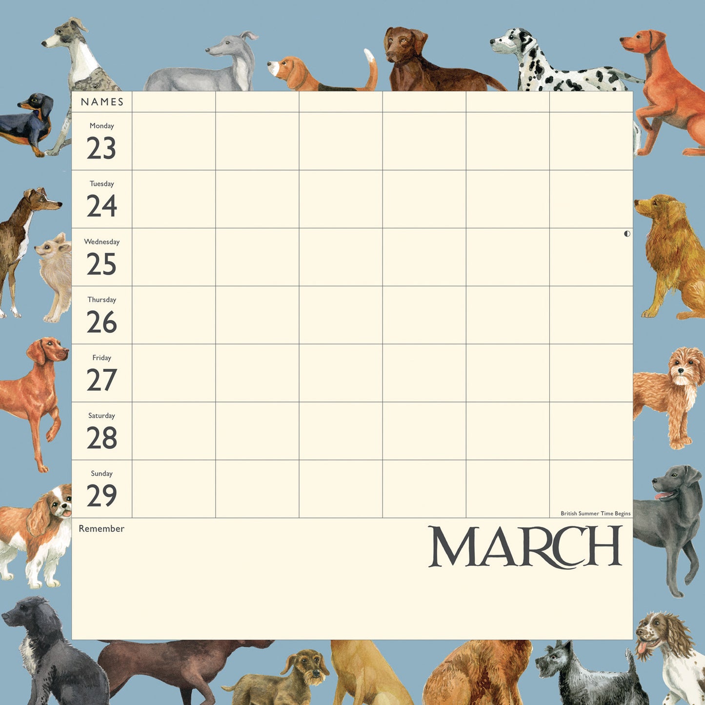 Emma Bridgewater Dates, Dinners, Dog Walks 2026