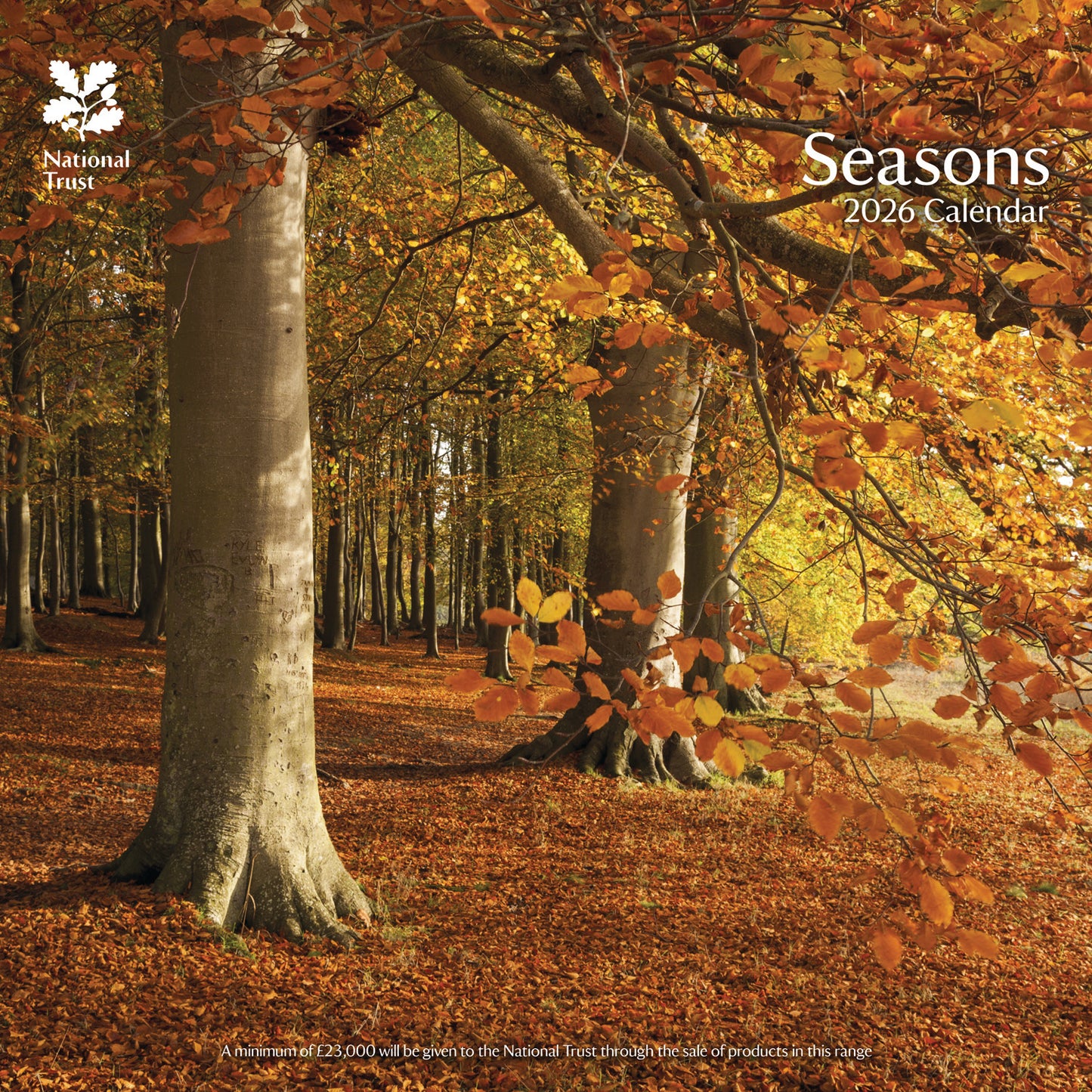 National Trust Seasons wall calendar 2026