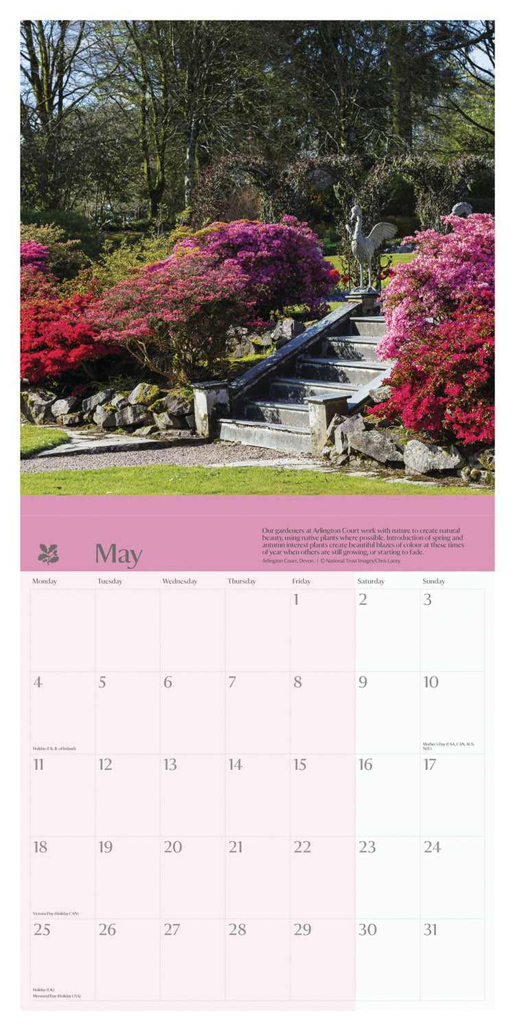 National Trust Seasons wall calendar 2026