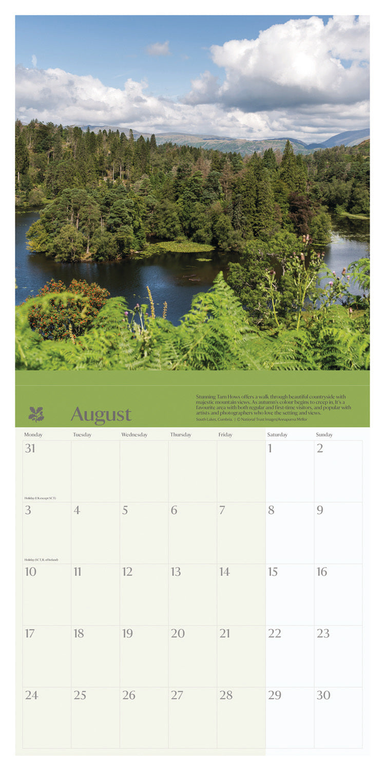 National Trust Seasons wall calendar 2026