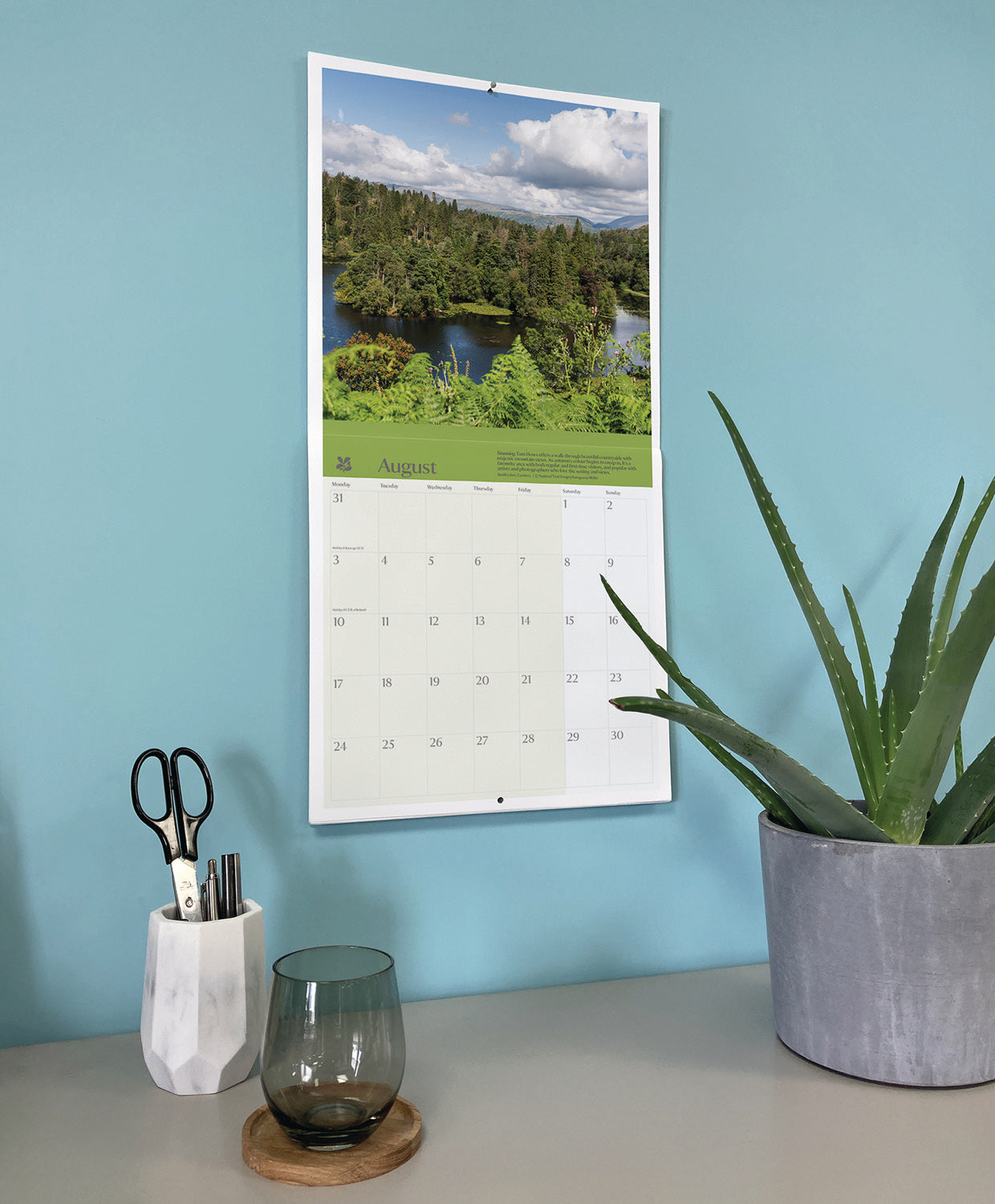 National Trust Seasons wall calendar 2026