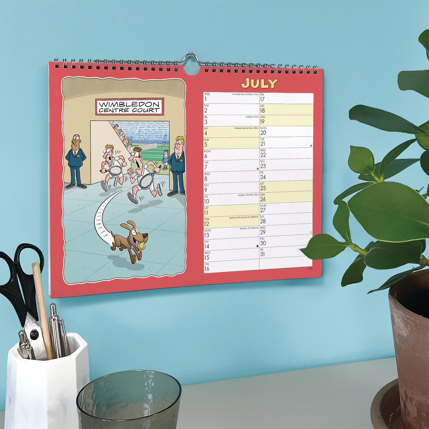 Wacky World of Dogs calendar 2026