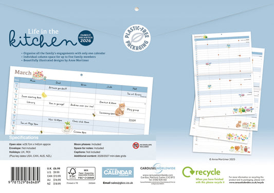 Life in the Kitchen Planner 2026