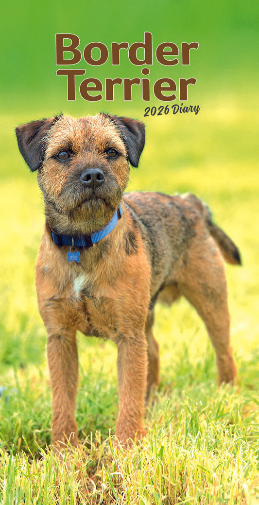 Border Terrier Slim Diary 2026