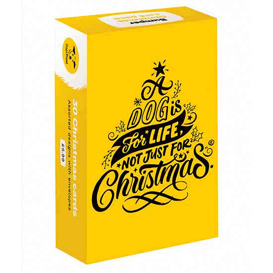 Dogs Trust Christmas bumper card pack 30 cards