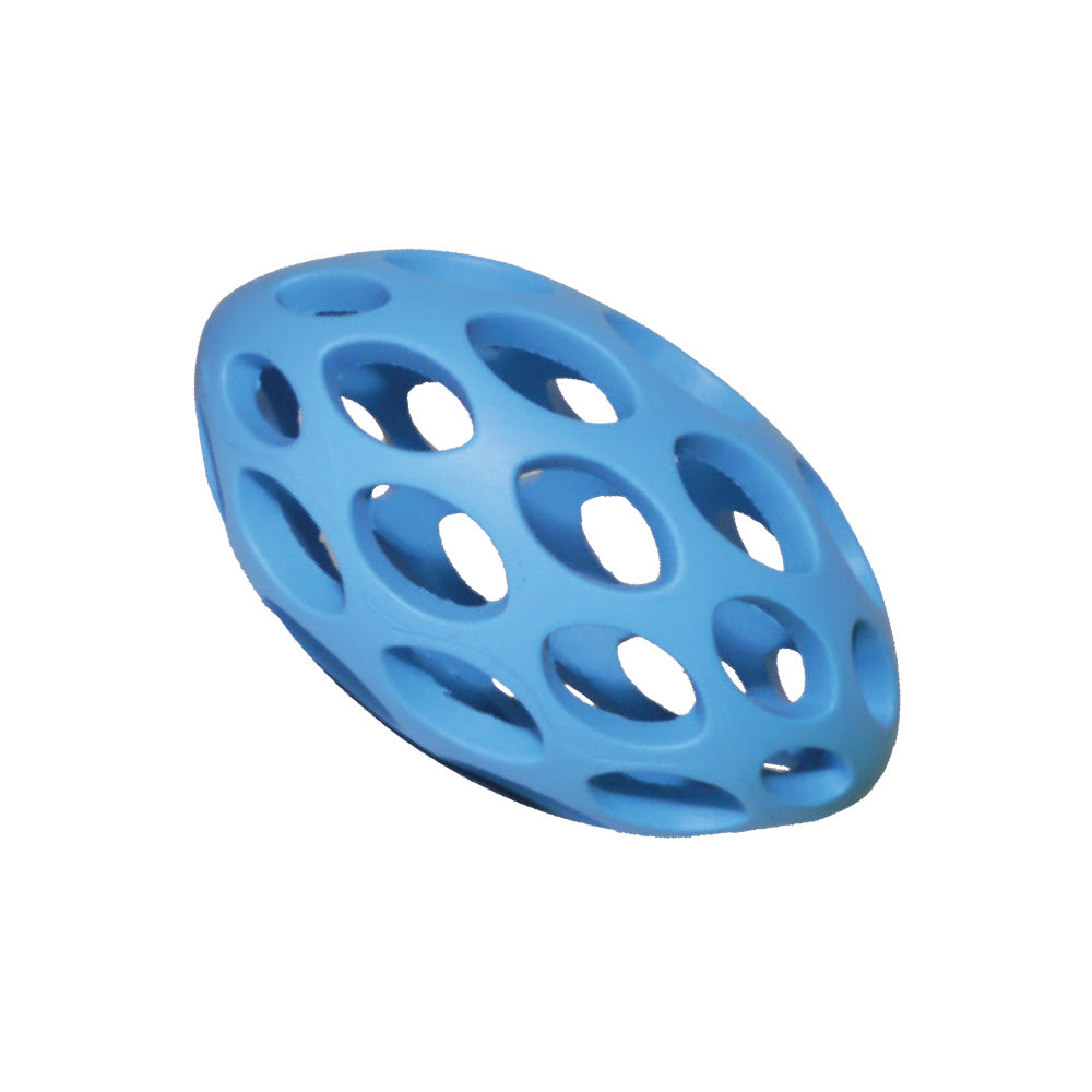 Rubber lattice rugby ball
