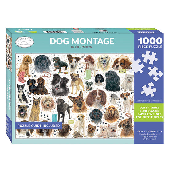 Dog montage jigsaw 1000 piece