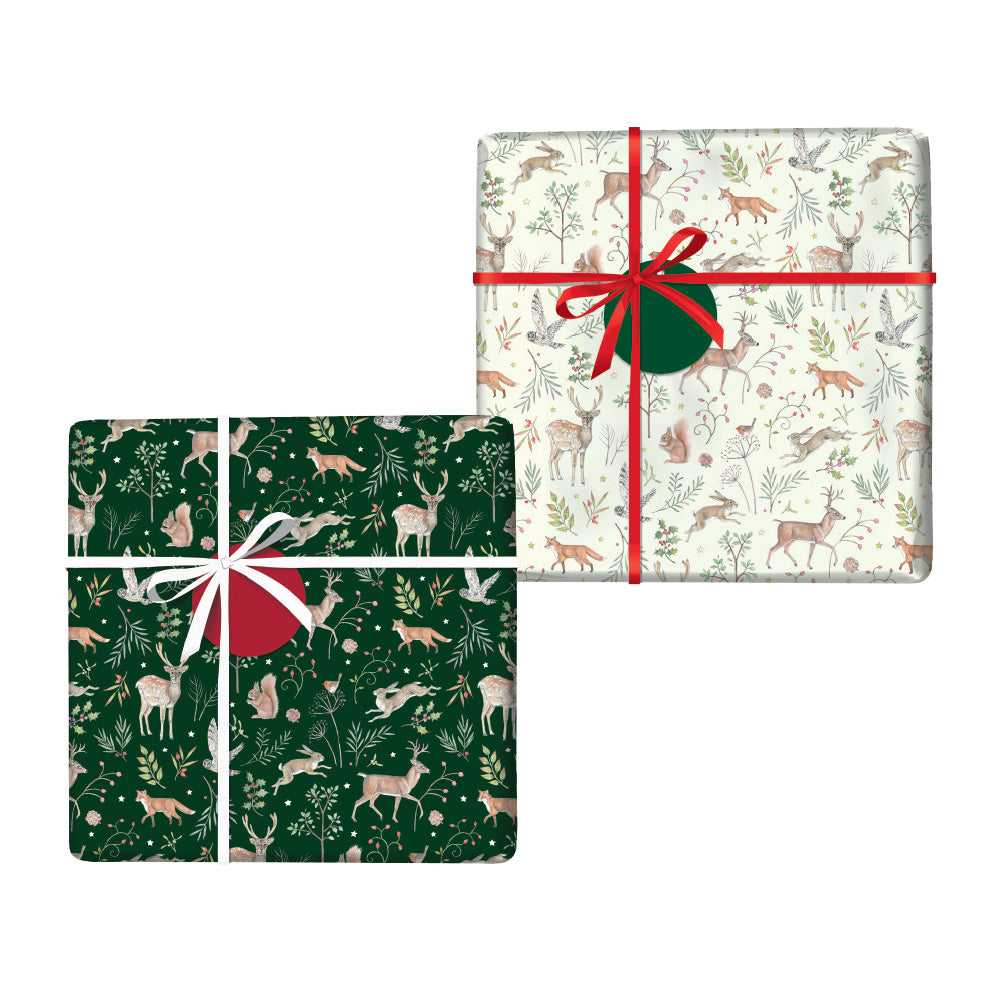 Forest and foliage wrap and tags