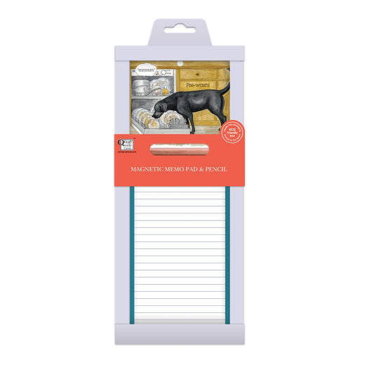 Pre-wash magnetic memo pad