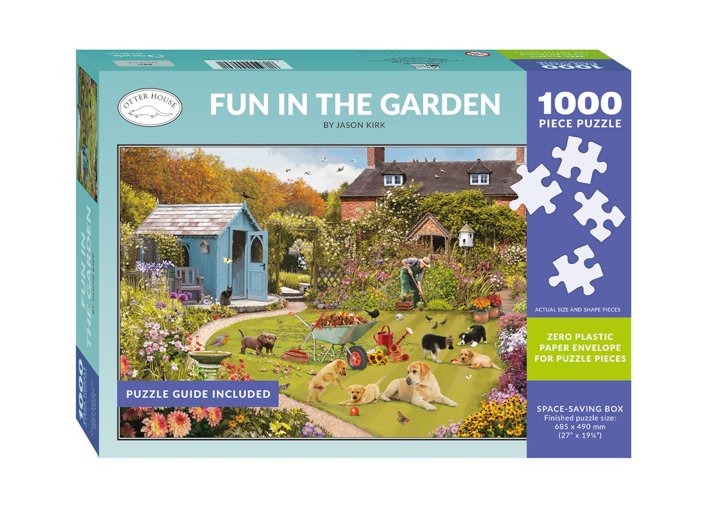 Fun in the garden 1000 piece jigsaw