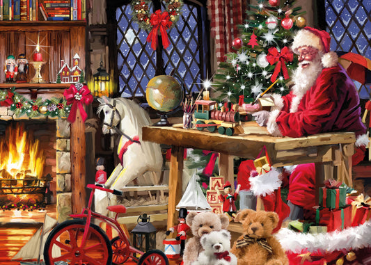 Santa's workshop 1000 piece jigsaw