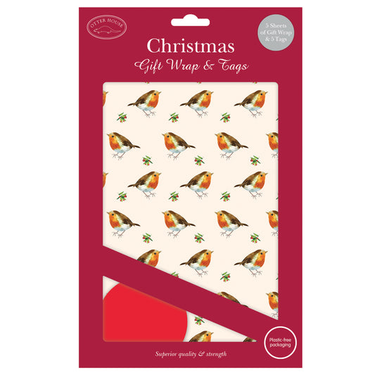 Little robins wrap and tags