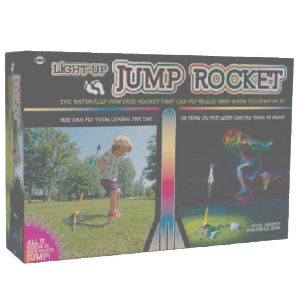 Light up jump rocket