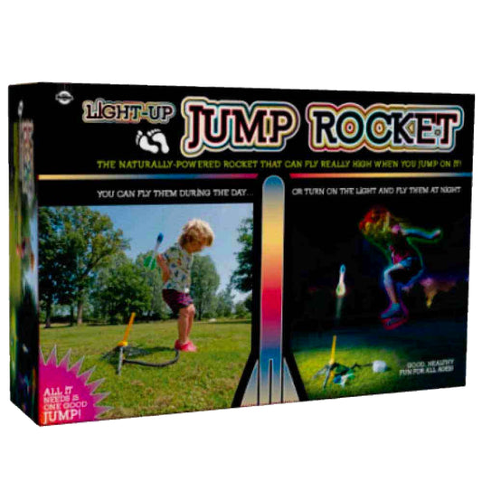 Light up jump rocket