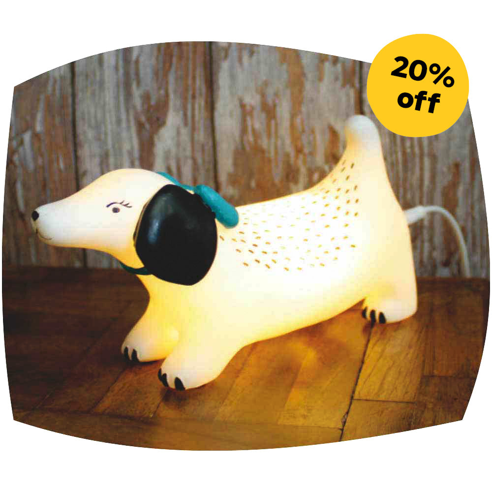 Mini led dog lamp