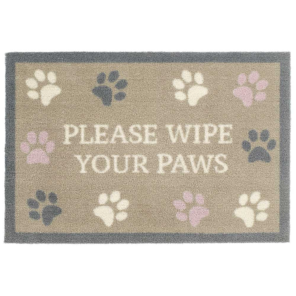 Please wipe your paws door mat