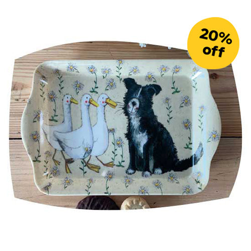 Daisy field dog tray