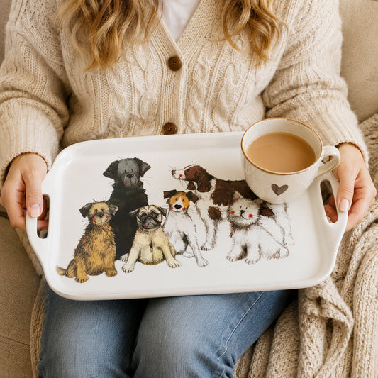 Dogs together tray