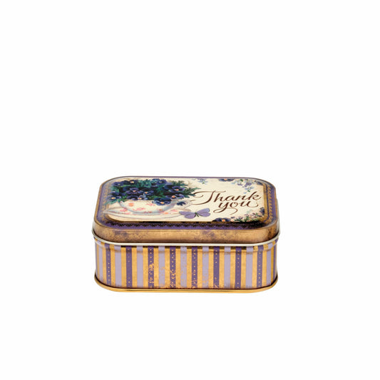 Thank you tin with peppermint creams