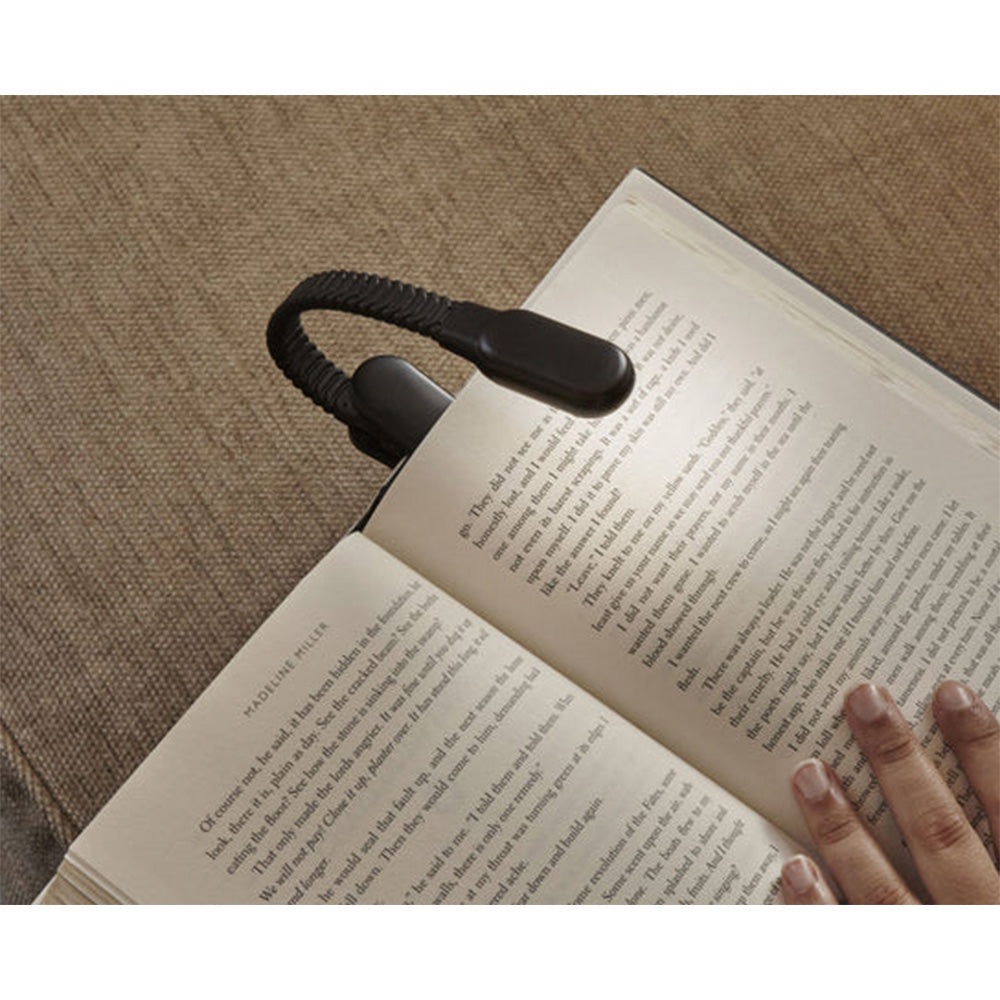 Rechargeable clip book light black