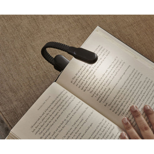 Rechargeable clip book light black