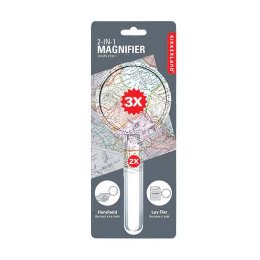 Mini 2-in-1 magnifier