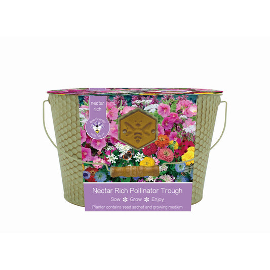 Honeycomb wildflower trough