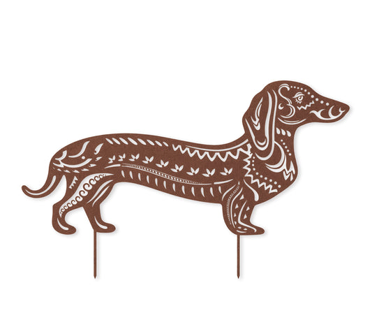Dachshund garden decoration