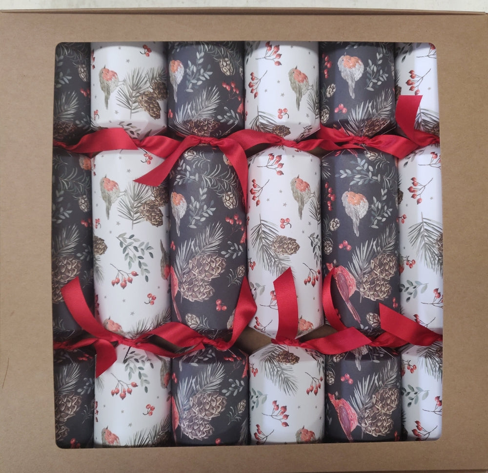 Birds and berries crackers with wildflower seeds