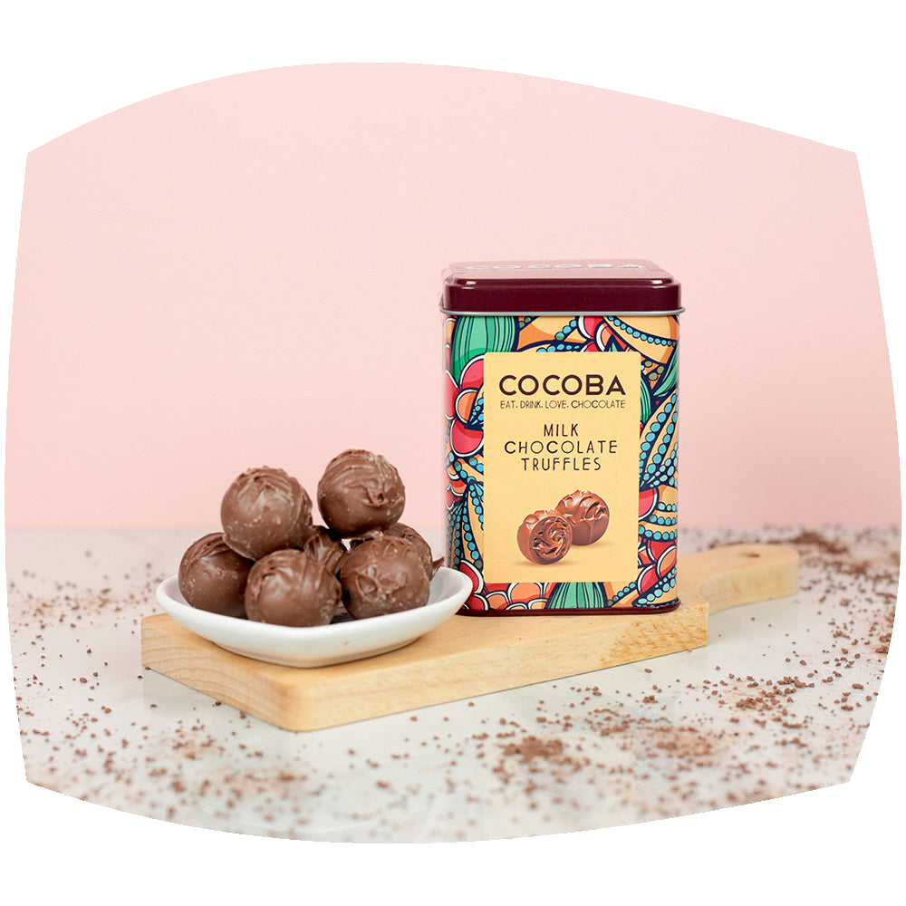 Milk chocolate truffles
