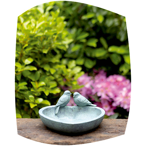 Heart shaped bird feeder