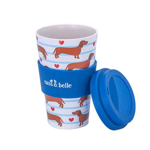 Sausage dog travel cup