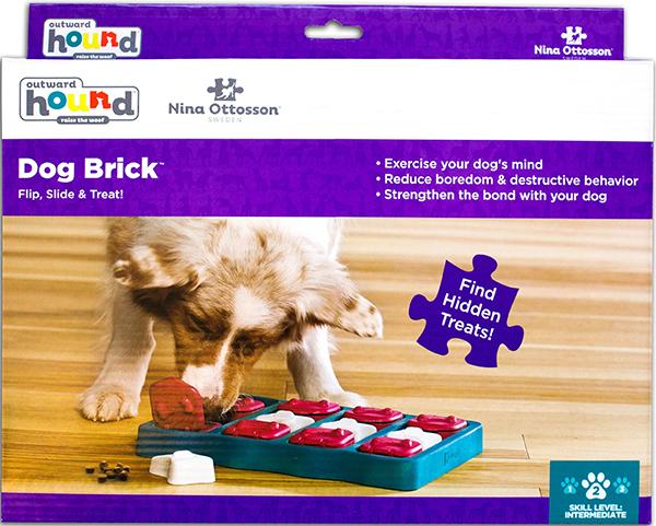 Dog brick treat game