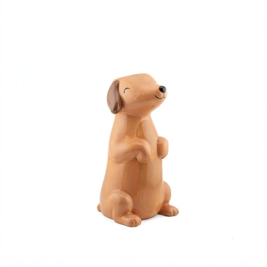 Sausage dog vase