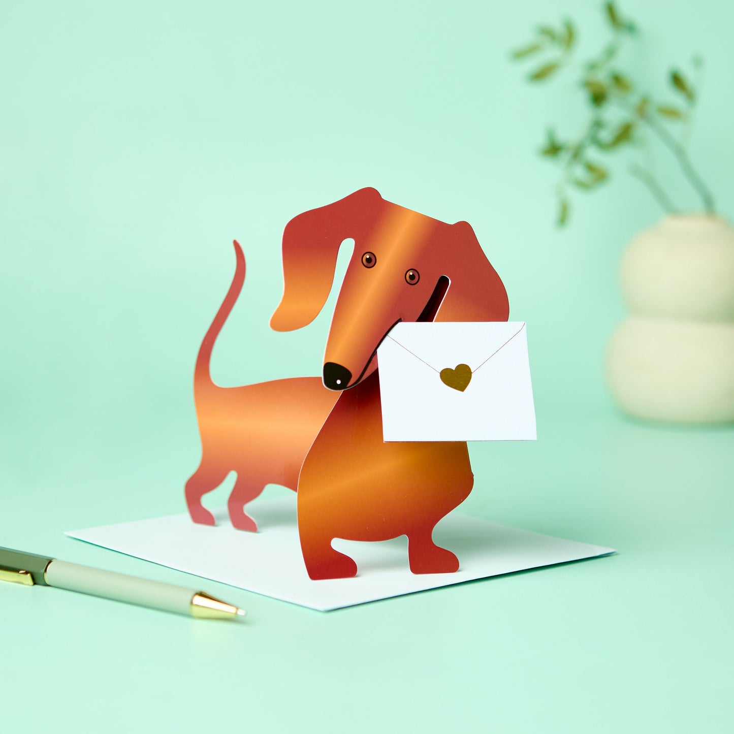 3D card - Dachshund