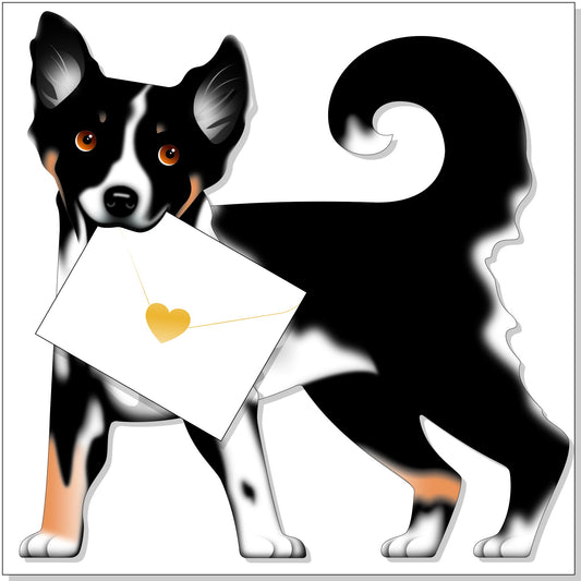 3D card - Border Collie