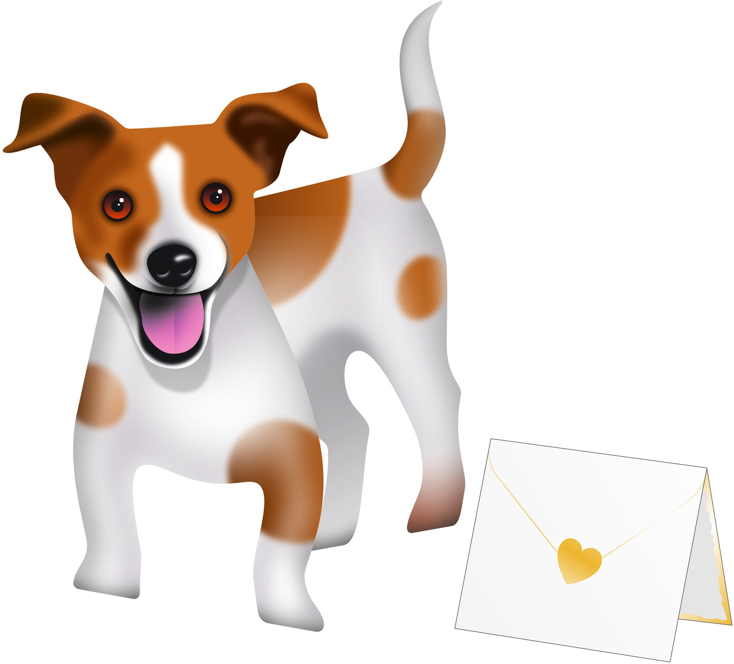 3D card - Jack Russell
