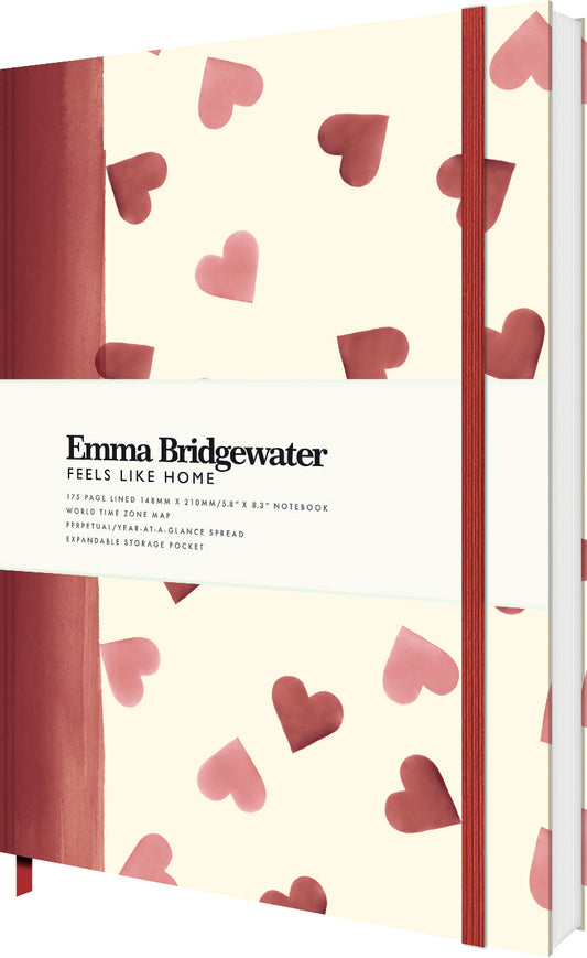 Emma Bridgewater pink hearts notebook