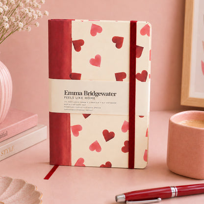 Emma Bridgewater pink hearts notebook