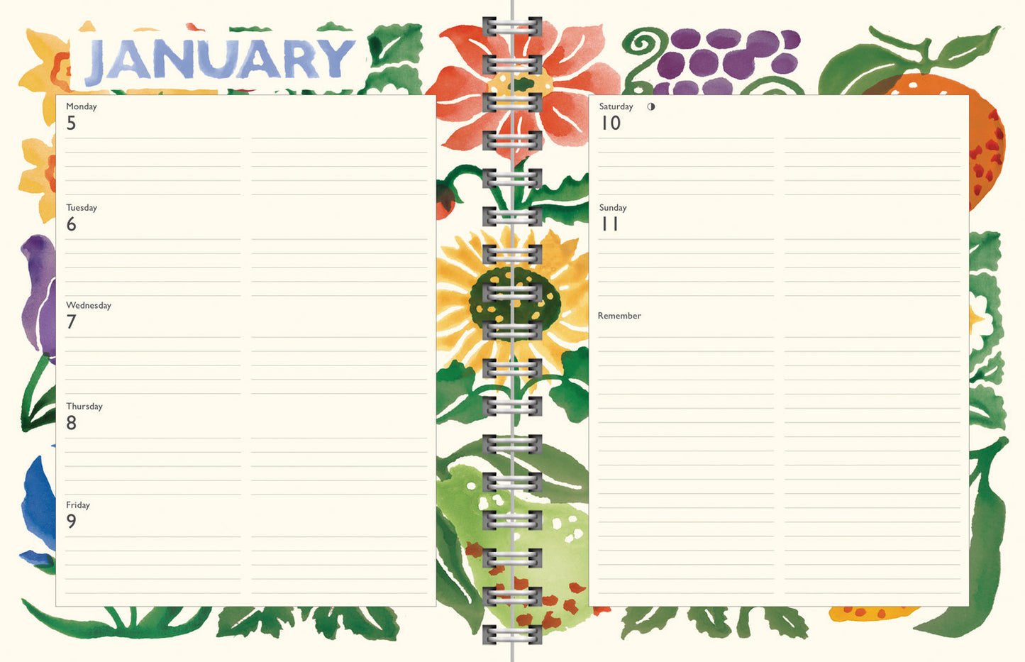 Emma Bridgewater Fruits and Flowers Diary 2026