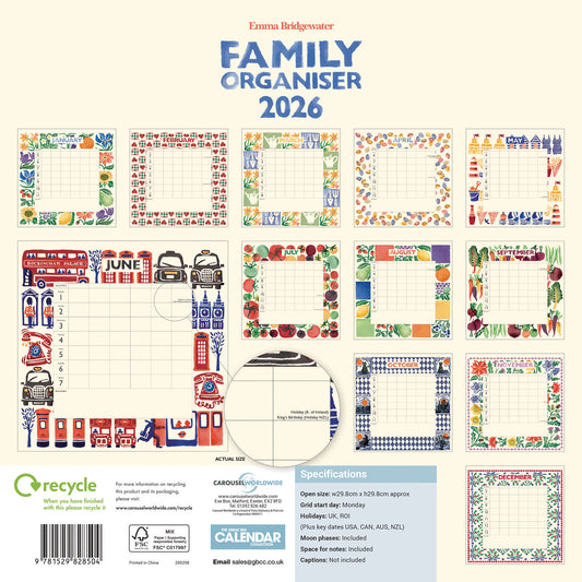 Emma Bridgewater Fruit and Flowers Planner 2026