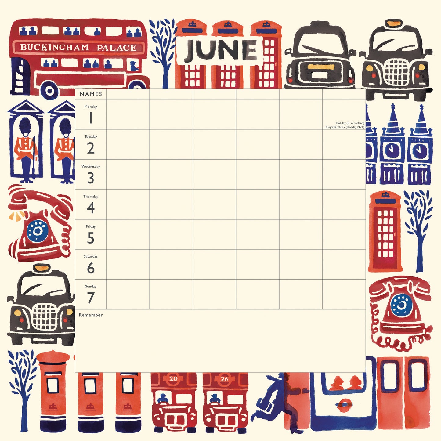 Emma Bridgewater Fruit and Flowers Planner 2026