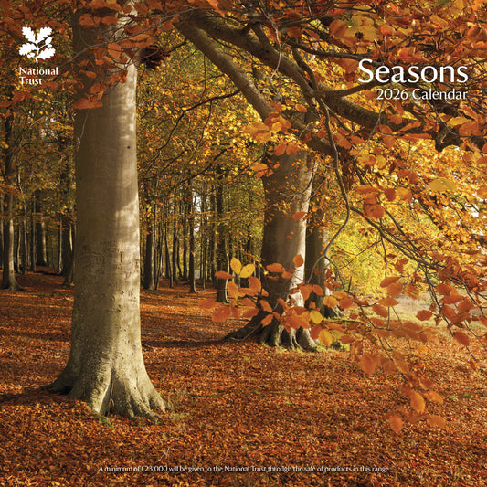National Trust Seasons wall calendar 2026
