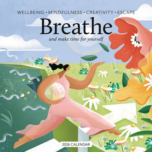 Breathe wall calendar 2026
