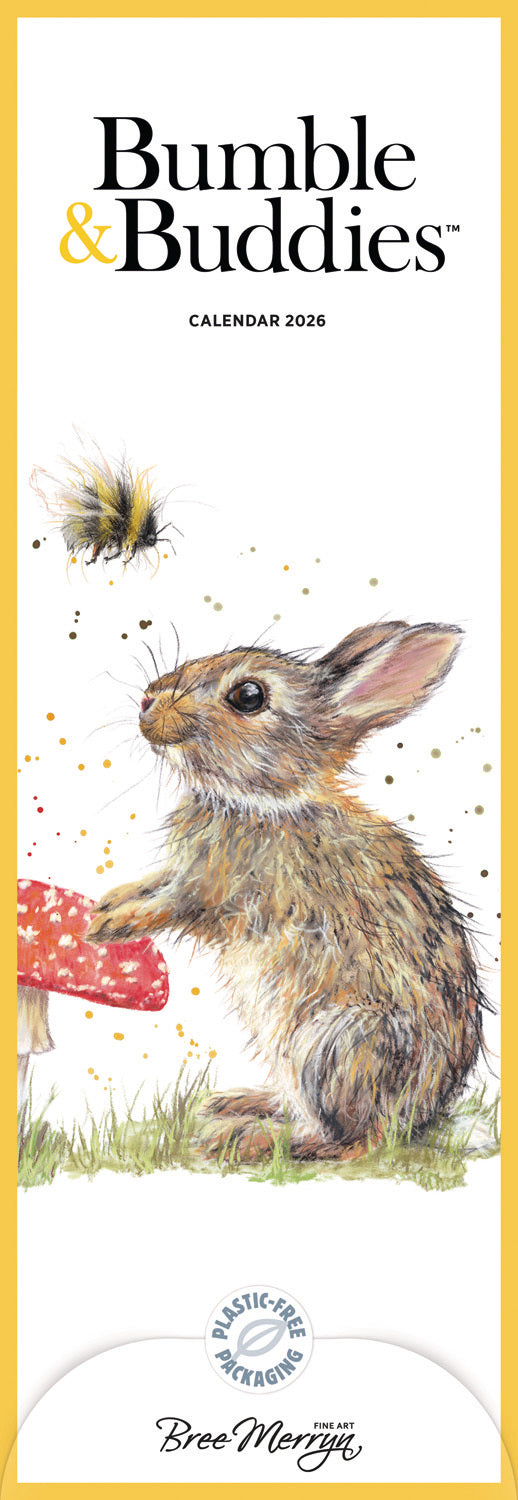 Bumble & Buddies slim calendar 2026
