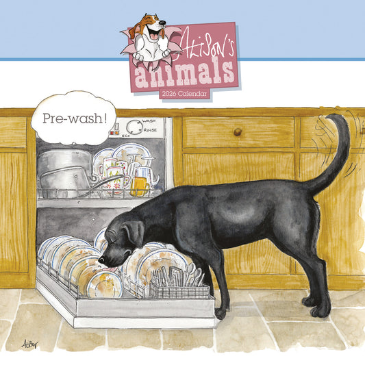 Alison's Animals wall calendar 2026