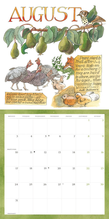 Matthew Rice, A Year in the Country  wall calendar 2026