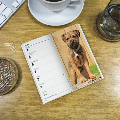 Border Terrier Slim Diary 2026