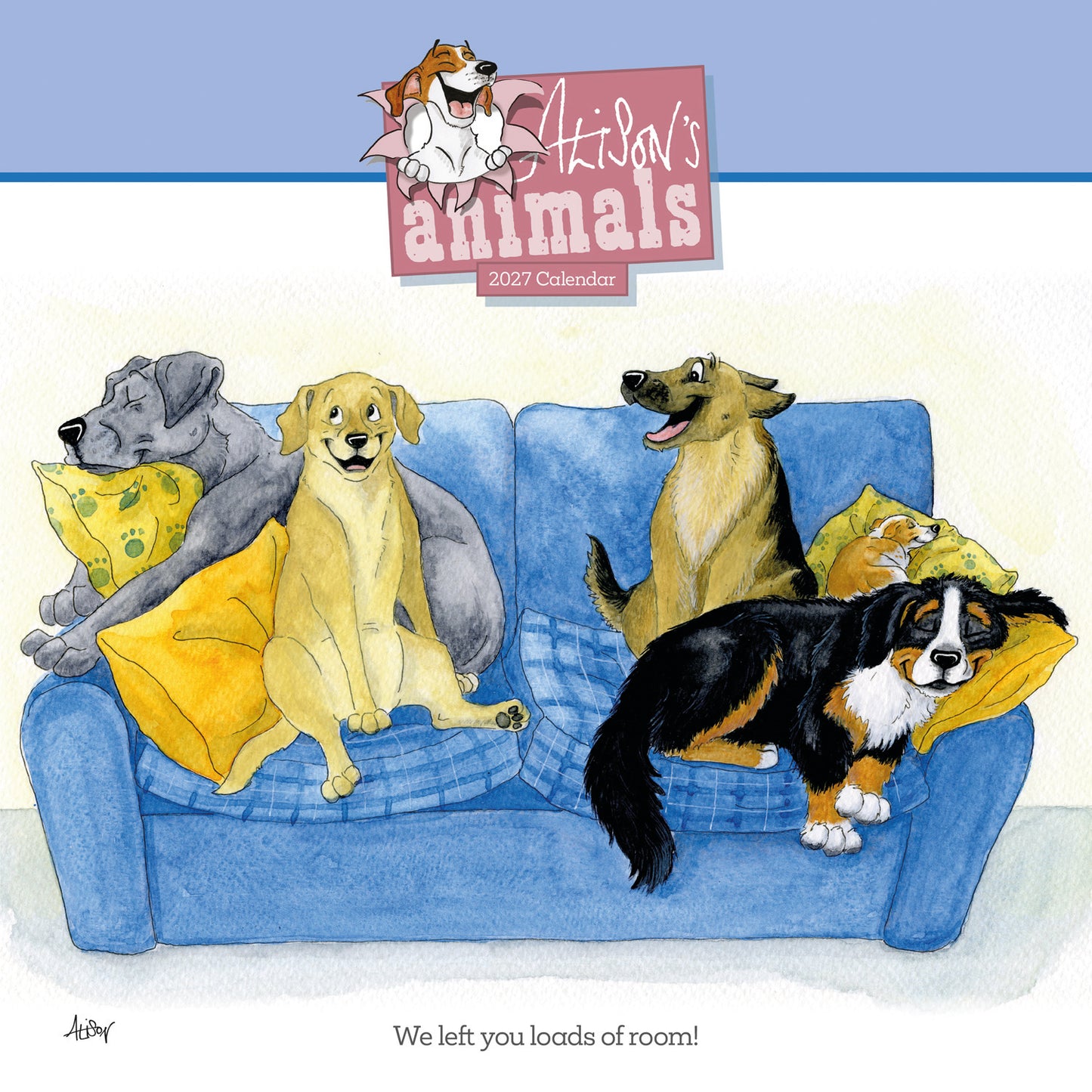 Alison's Animals wall calendar 2027