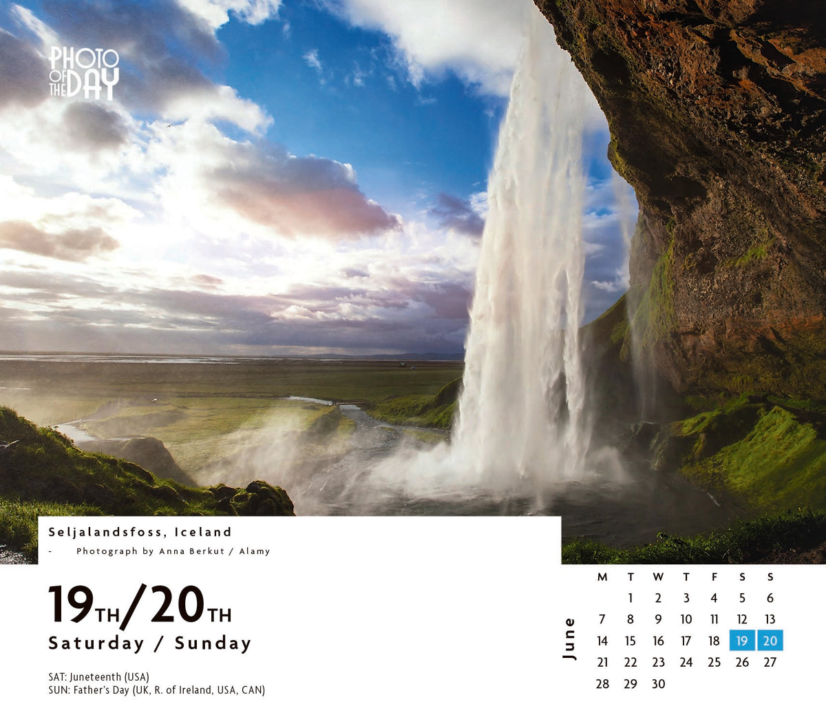 Photo of the day desk calendar 2027